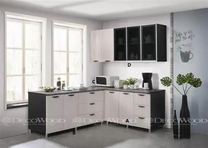 Kitchen Cabinet Kitchen Rack Kitchen Storage With Mellamine Table Top Lazada Singapore