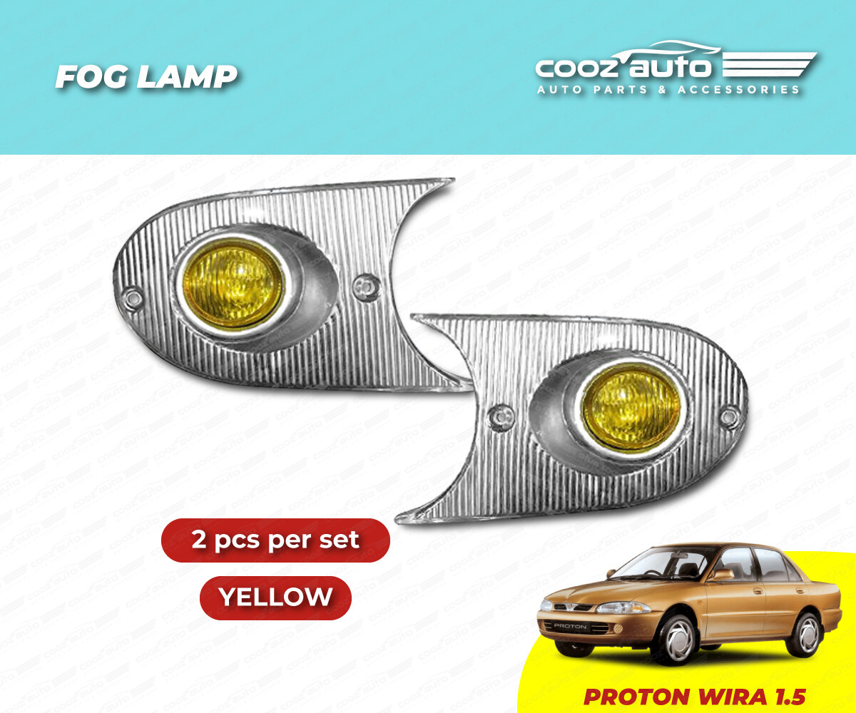 Proton Wira 1 5 Fog Lamp Fog Light Foglamp Spotlight White Yellow Blue With Cover Lazada