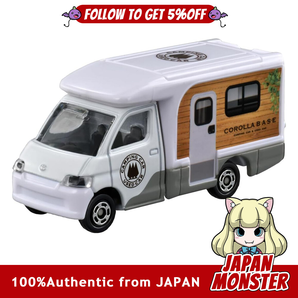 Takara Tomy Tomica No.33 Carolla Base Camping Car Used Car Blister Package Minicar Toy Japan