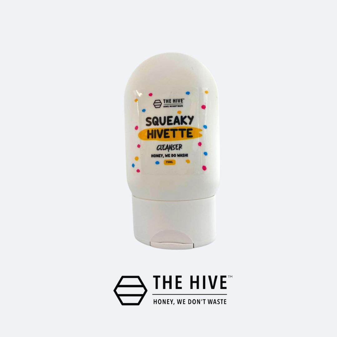 Gambar The Hive Squeaky Hivette Menstrual Cup Cleanser (75g) Mild Water Based Menstrual Cup Cleanser, Organic Intimate Soap
