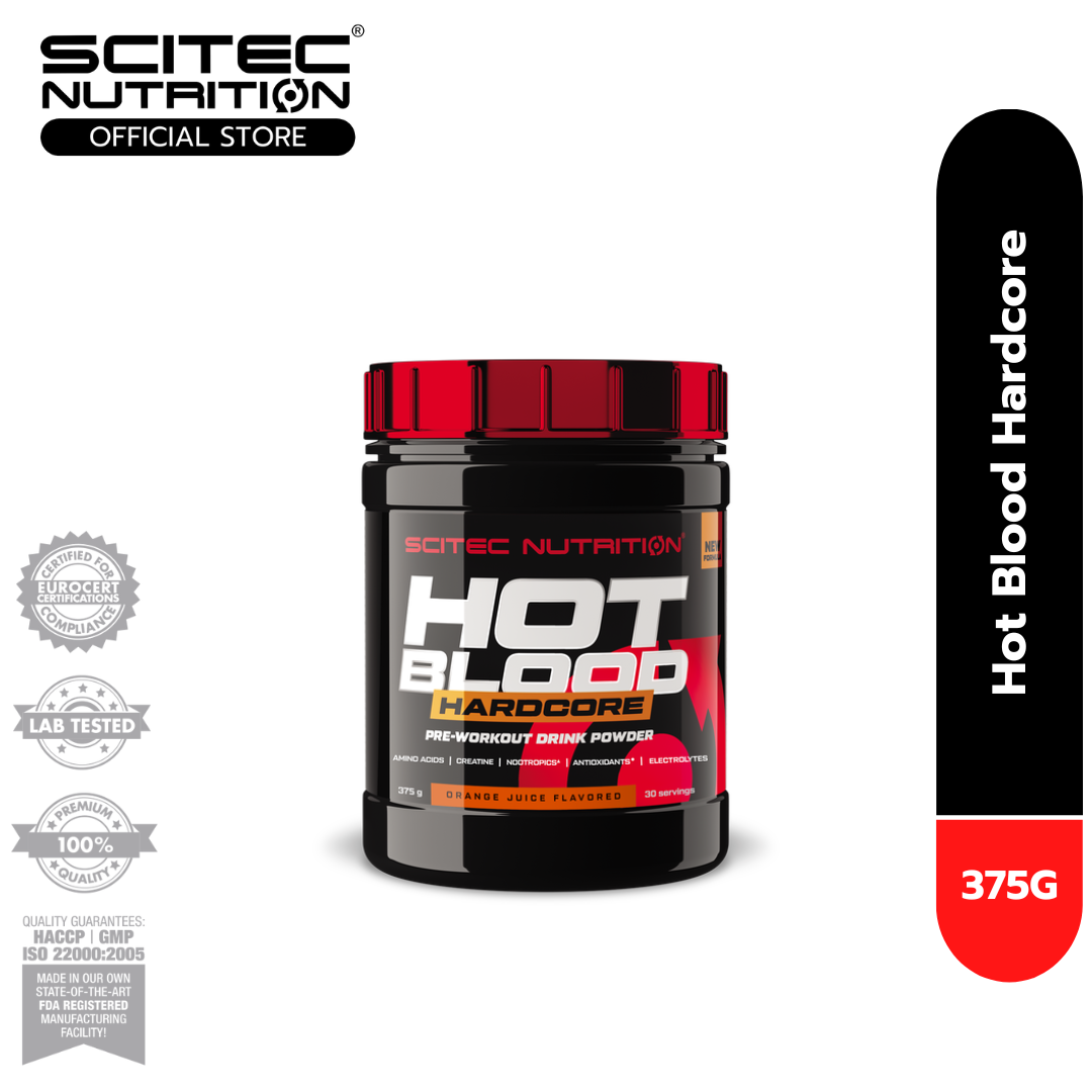 SCITEC NUTRITION Hot Blood Hardcore 375g / Pre-Workout