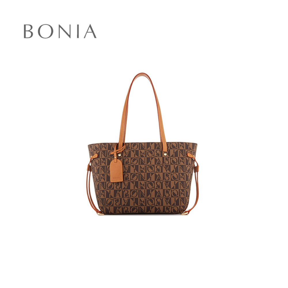 Bonia Brown Stretta Tote Bag