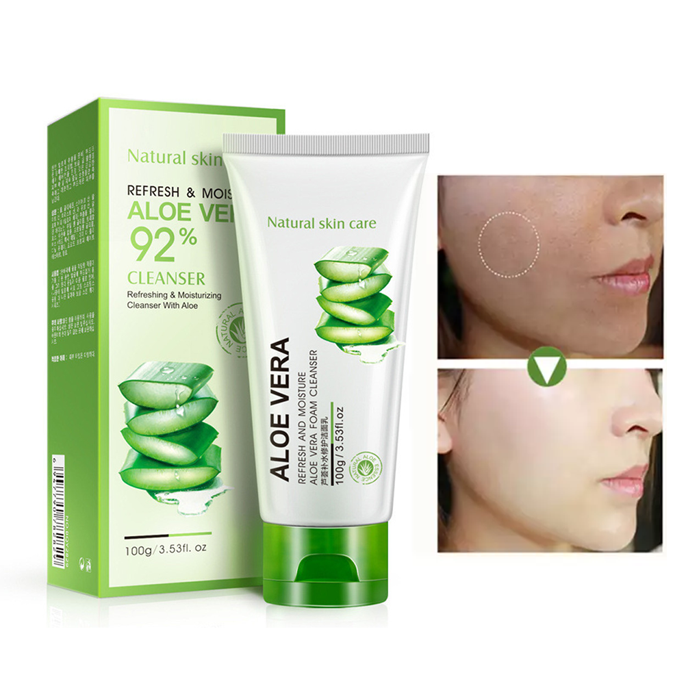 aloe vera foam face wash