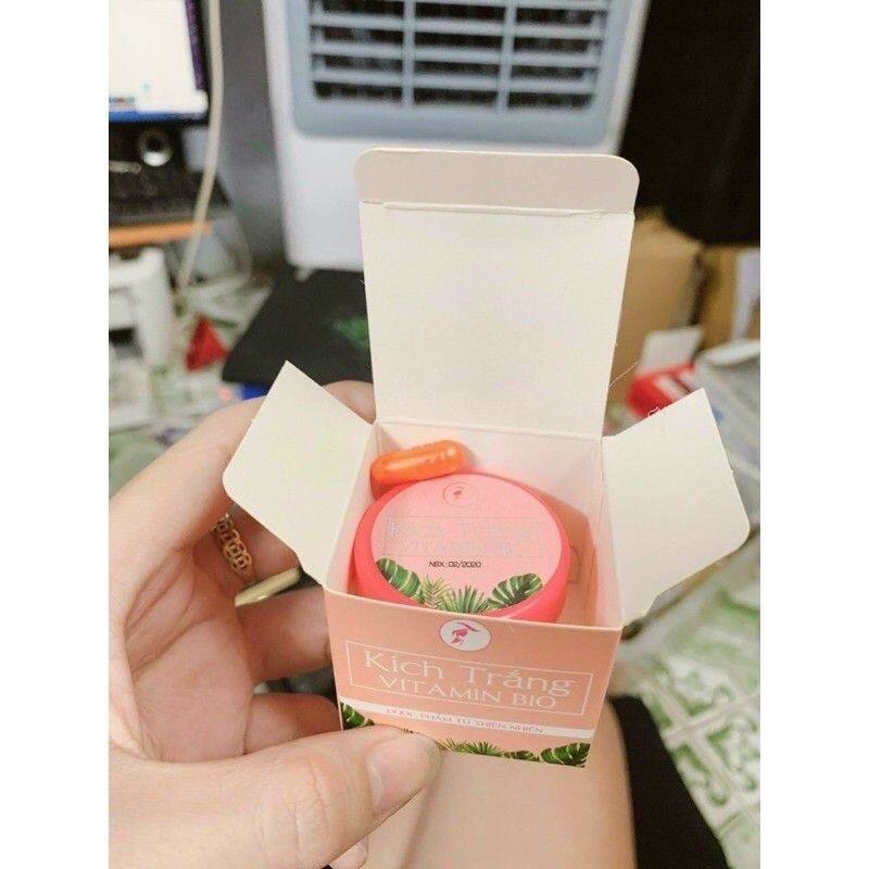 Kem Kích Trắng B10 Tóc Tiên Có Hộp Kèm Viên Kích Trắng