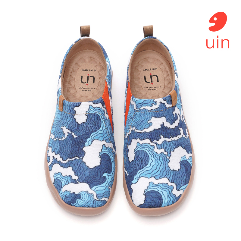 UIN Toledo I Men's Canvas Sneaker Comfortble Lightweight Travel Shoes Loafers Slip-on ราคา 3,638 บาท*ส่งฟรี