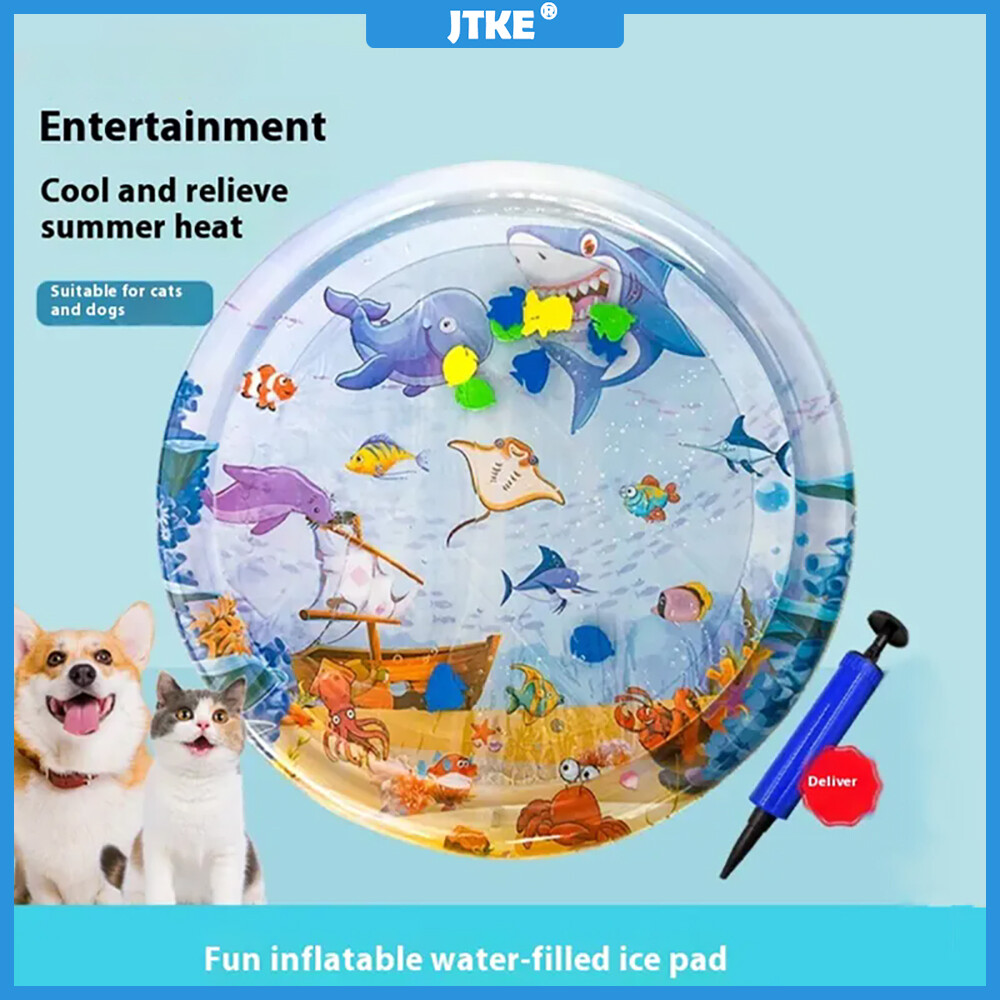 Cat Summer Cooling Mat Dogs Bed Thickened Pet Water Cushion Puppy Cats Kennel Cool Cold Ice Pad Water Sensory Play Mat