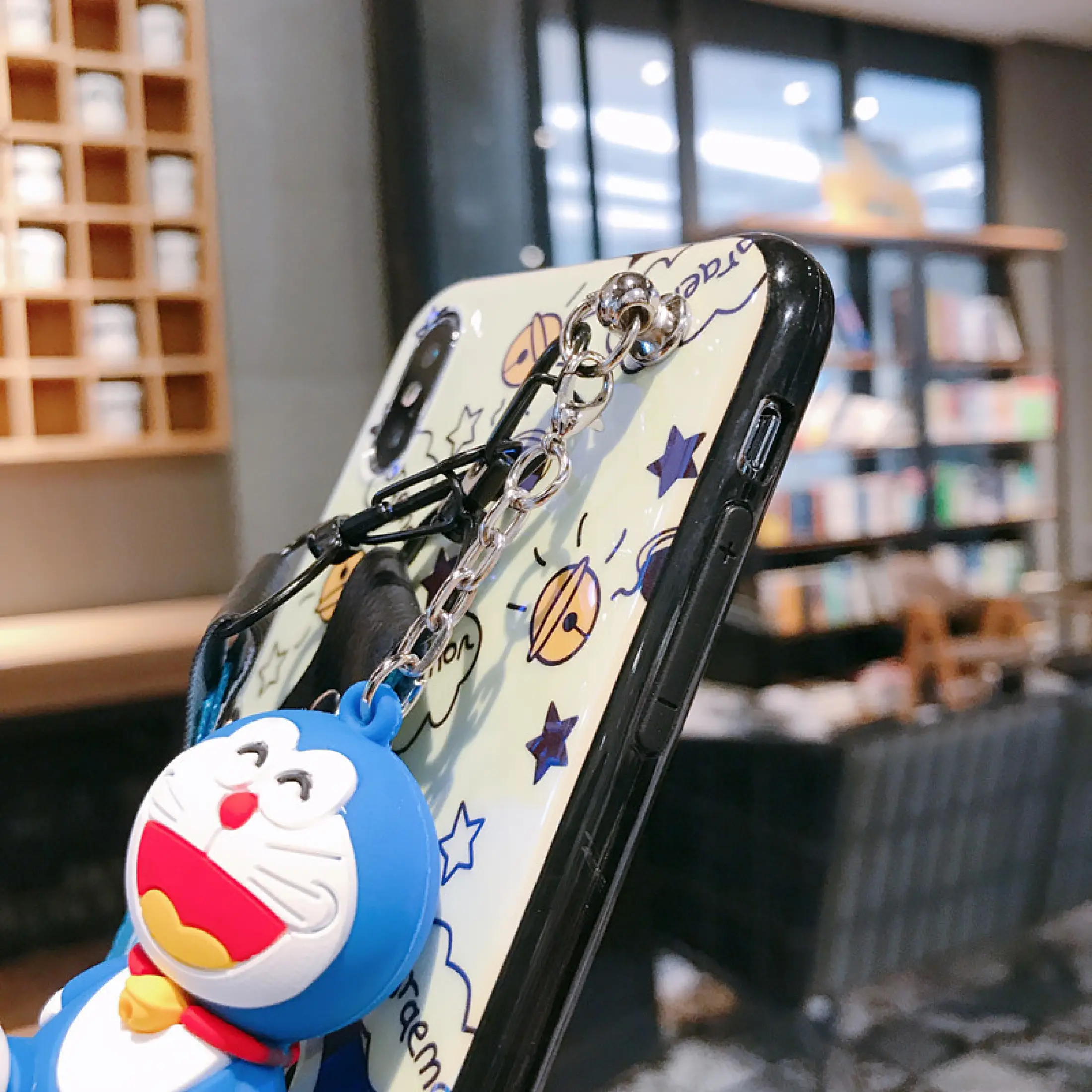 Konsmart Case Xiaomi Poco X3 Nfc With Hand Strap Neck Strap Cute Doraemon Doll Bracket Cartoon Phone Casing Poco X3 Nfc Lazada Indonesia