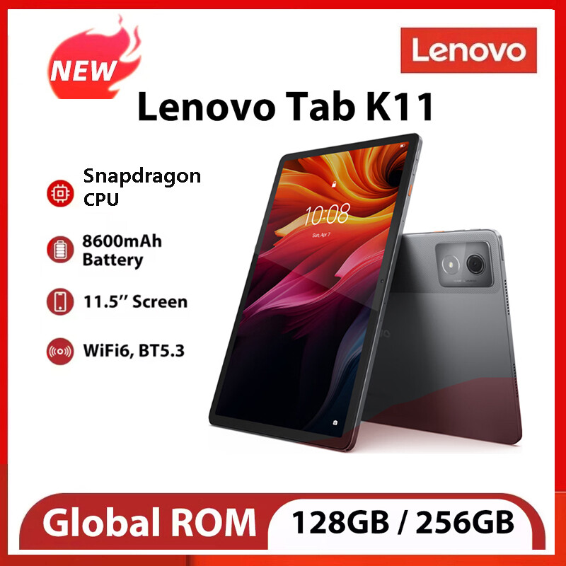 Lenovo Tab K11 Plus Snapdragon CPU 11.5 inch 2K Eye Comfort Dolby Atmos 8600mAh Android 14 Tablet Harga 1,083 Ringgit*Penghantaran Percuma