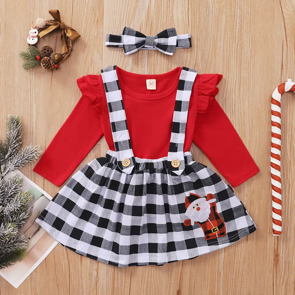 christmas suspender skirt