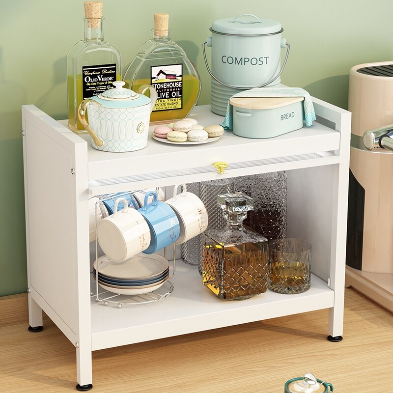 Gambar Dustproof glasses receive living room shelf office mesa place glass cup coffee cup storage shelves