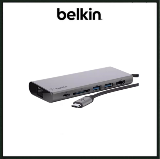 Belkin F4U092btSGY USB-CTM Multimedia Hub