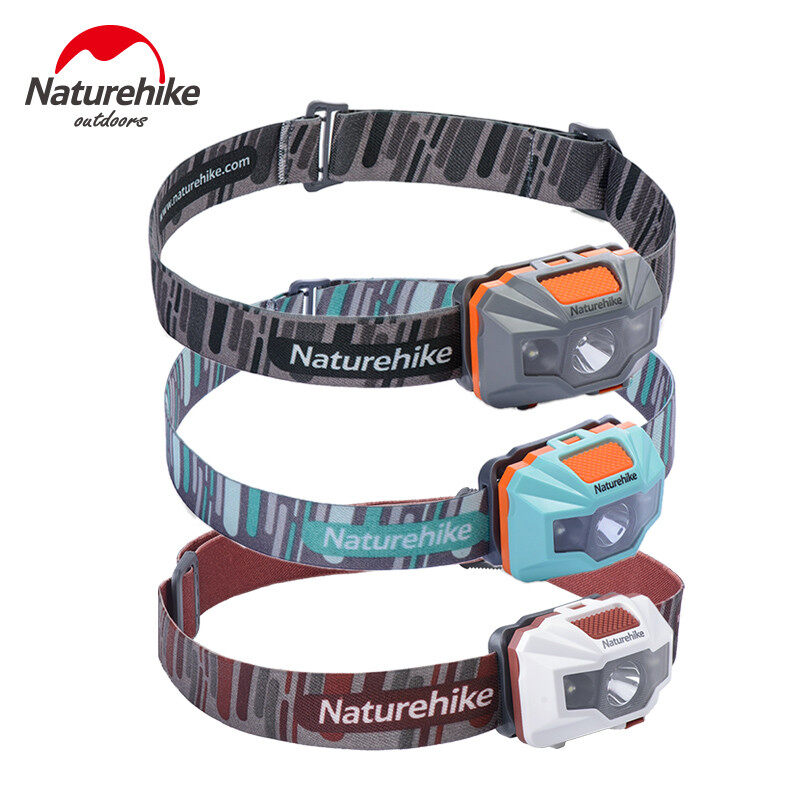Đèn pha led sạc naturehike ngoài trời cắm trại đi bộ đường dài đánh cá đèn pin, đầu ánh sáng đèn có usb