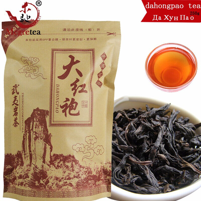 Gambar 2022?? ?????? ?????? 250g  500g New Chinese Da Hong Pao Tea Big Red Robe Oolong Tea the original Green food Wuyi Rougui Tea For Health Care Housewares