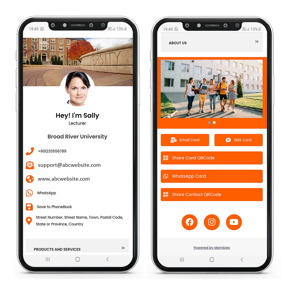 Business Card/ Digital Business Card/ Name Card / Kad Perniagaan /Kad Nama/ Card Design 1 [E-Voucher] Harga  89 Ringgit*Penghantaran Percuma