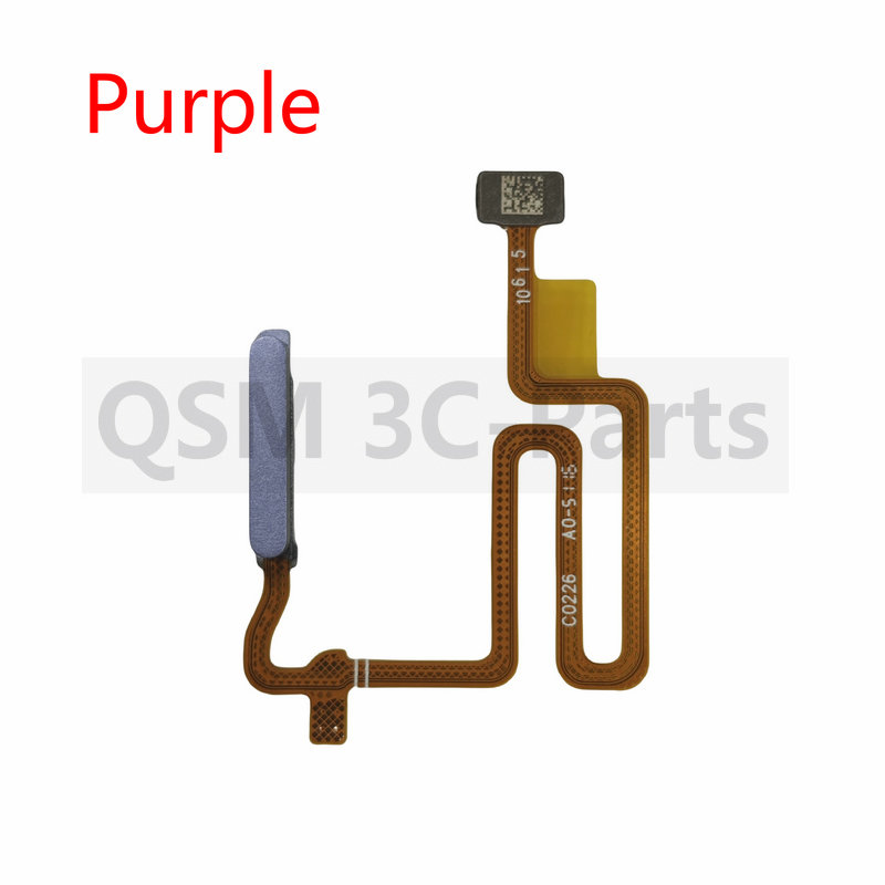 Câble Flex Bouton Accueil/Empreinte Digitale Pour Oppo A16 / A16S - Pièce De Rechange Noire - Neuf - Compatible OEM