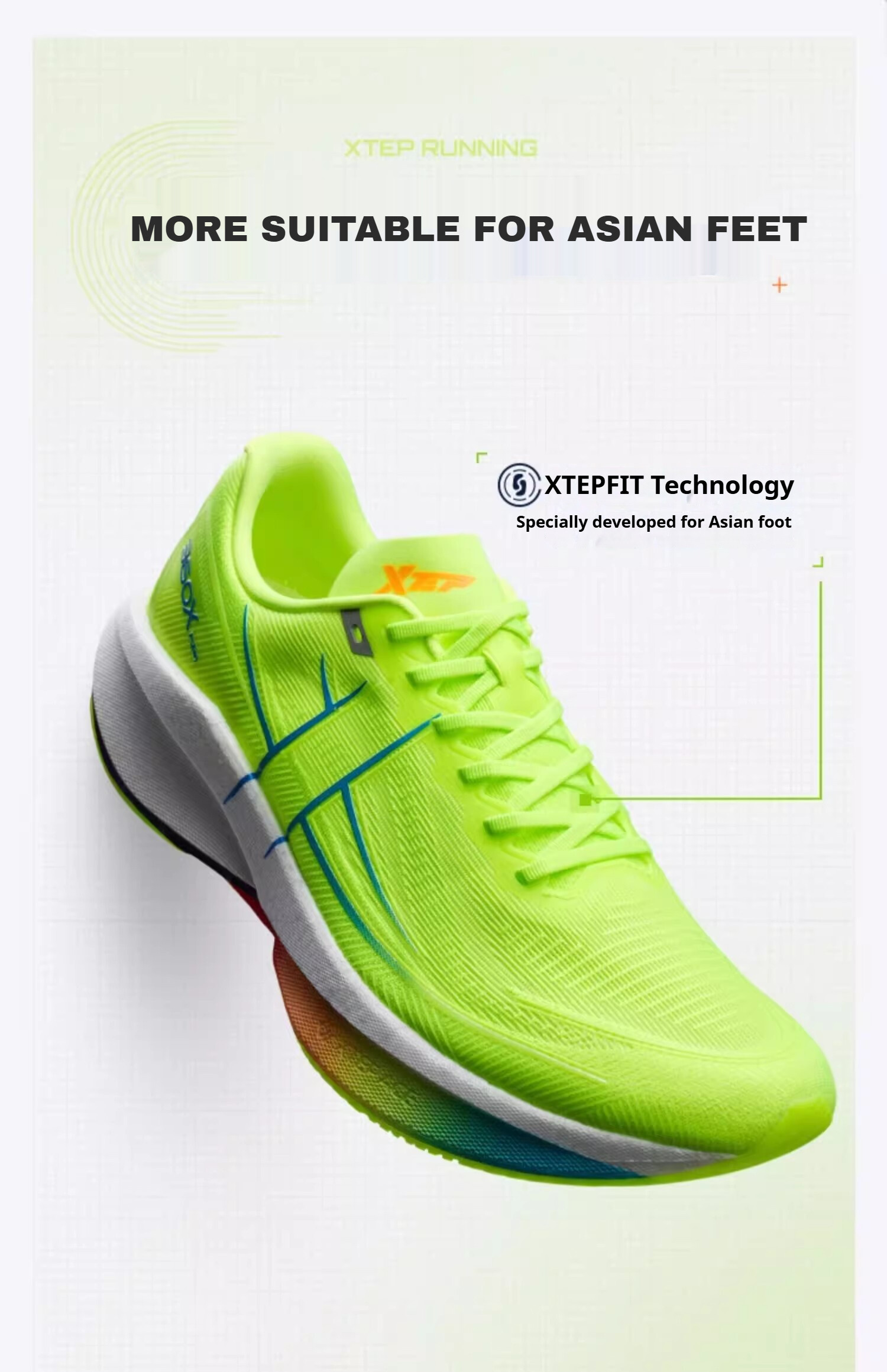 XTEP】360X 2.0丨Kasut larian plat karbon Marathon Running Shoes