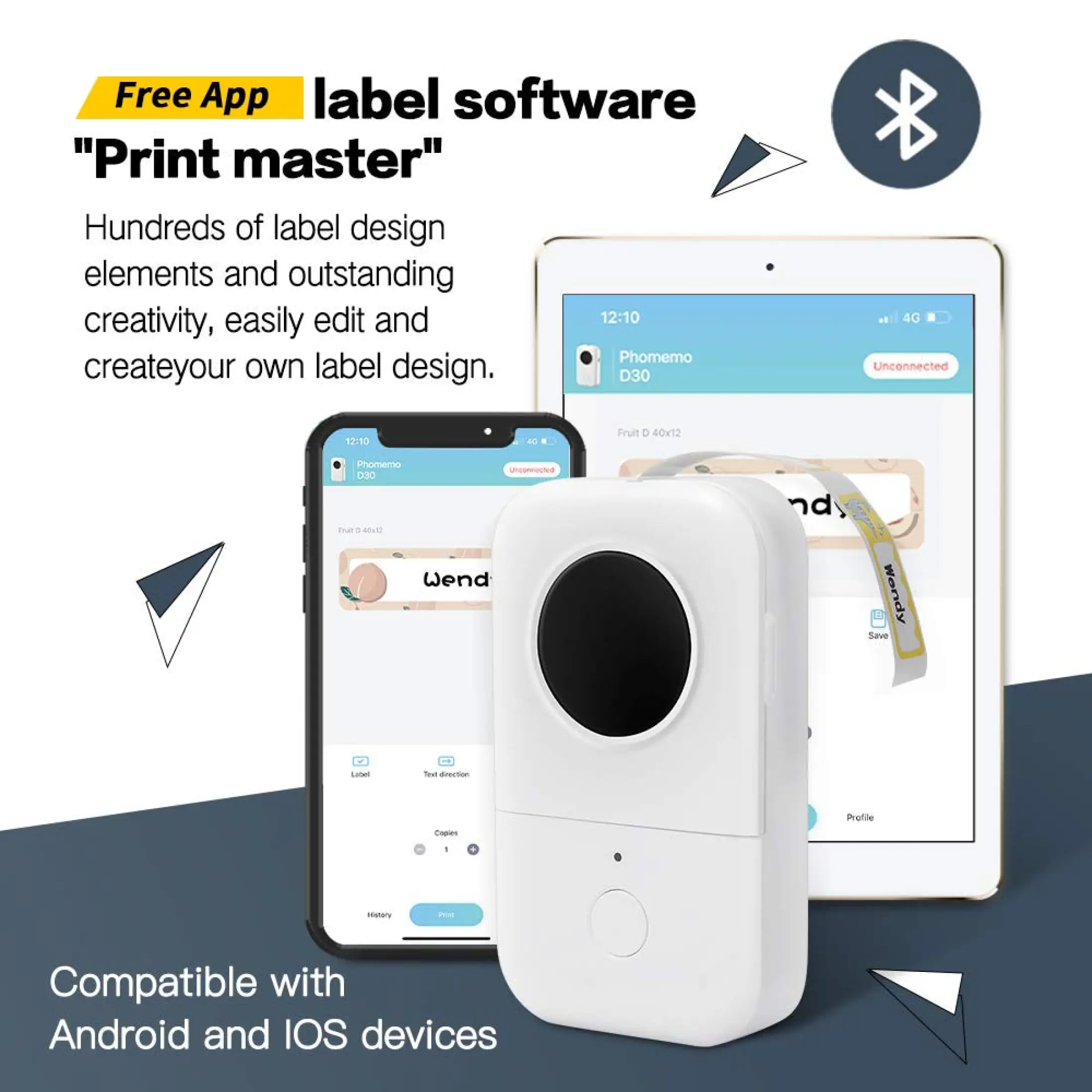 ipad compatible label printer