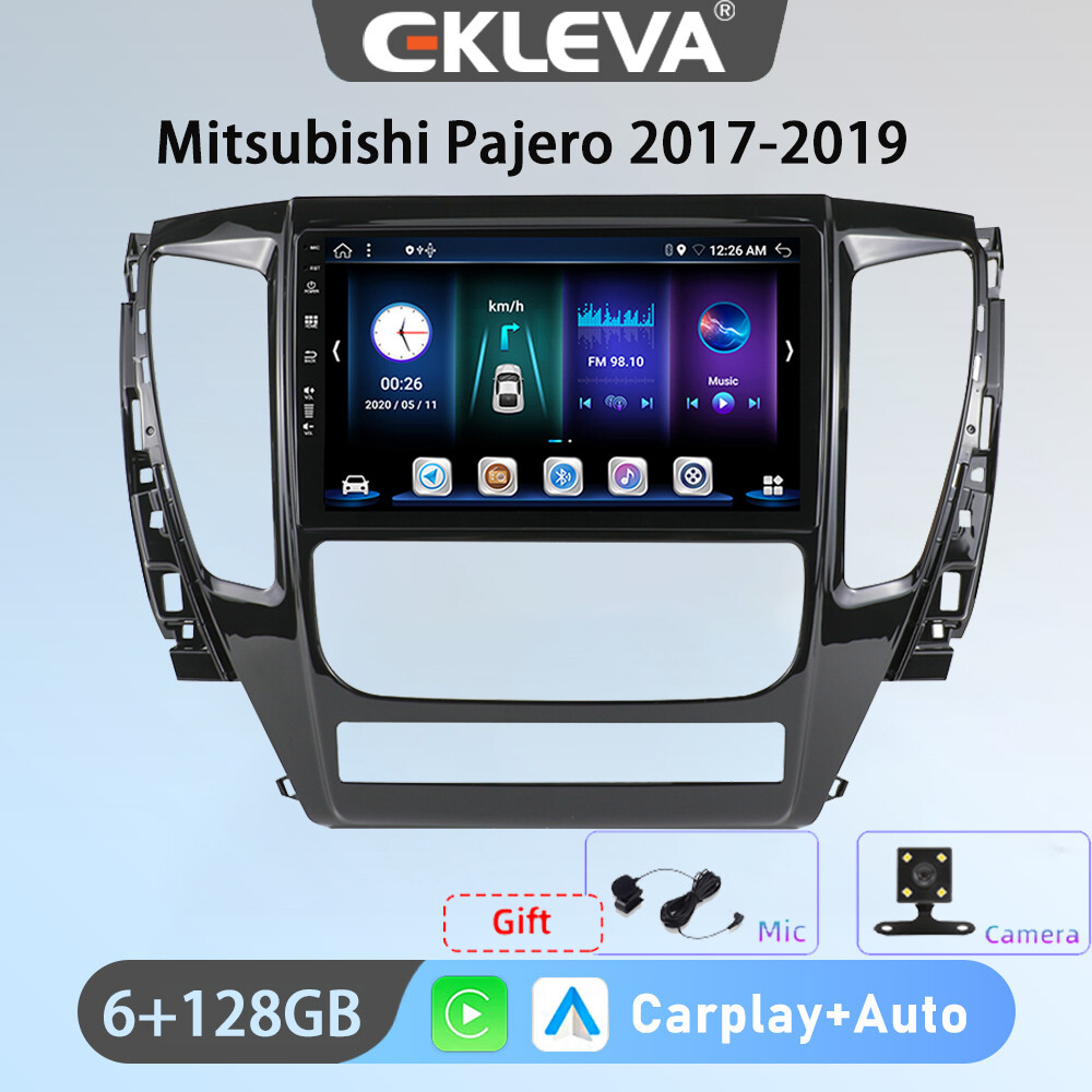 EKLEVA 9 Inch Car Radio Android 14 For Mitsubishi Pajero 2017-2019 Carplay Auto Aux Wifi DAB OBD USB Car Multimedia Video Player Head Unit 2din GPS 4G Free Gift Rear Camera and Microphone ราคา 4,338 บาท*ส่งฟรี