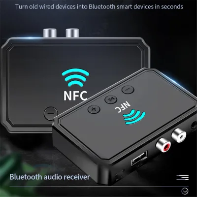 BT200 NFC Bluetooth 5.0 Audio Receiver Wireless Stereo Bluetooth Audio Adapter NFC 3.5mm AUX RCA Music Sound Car Speaker Newest (5)