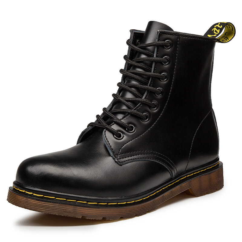 Dr.martens bốt martin 1460 giày đôi mẫu crusty bốt da trơn giày công sở unisex đầu tròn size35-48