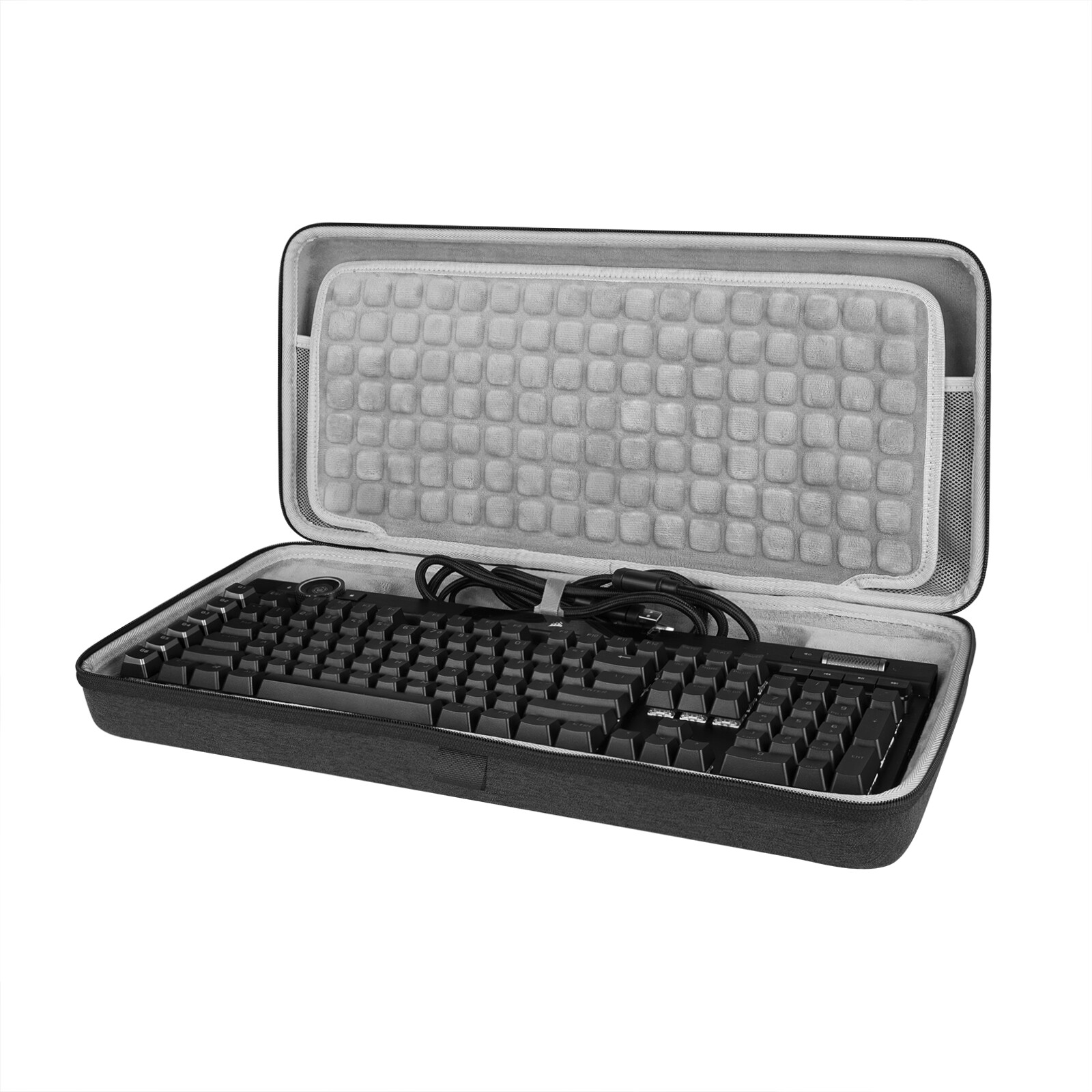Geekria vỏ bàn phím kích thước đầy đủ cho bàn phím cơ chơi game máy tính 118 phím/104 phím, tương thích với bàn phím corsair k100, k95
