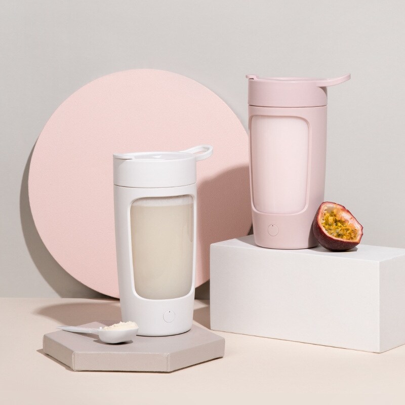 Gambar 650ml USB Charging Self Stirring Water Bottle Automatic Mixing Mug Coffee Milk Tea Mixing Water Bottle Cup Drinkware Smart Cup