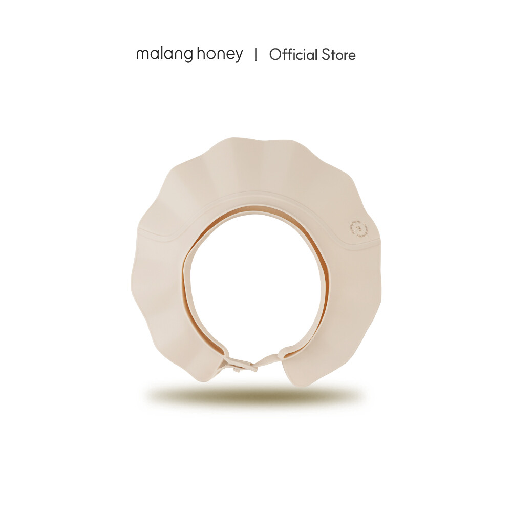   Malang Honey  Mũ gội đầu cho bé Mũ tắm trẻ sơ sinh chất liệu an toàn dễ điều chỉnh bảo vệ 2 lớp 