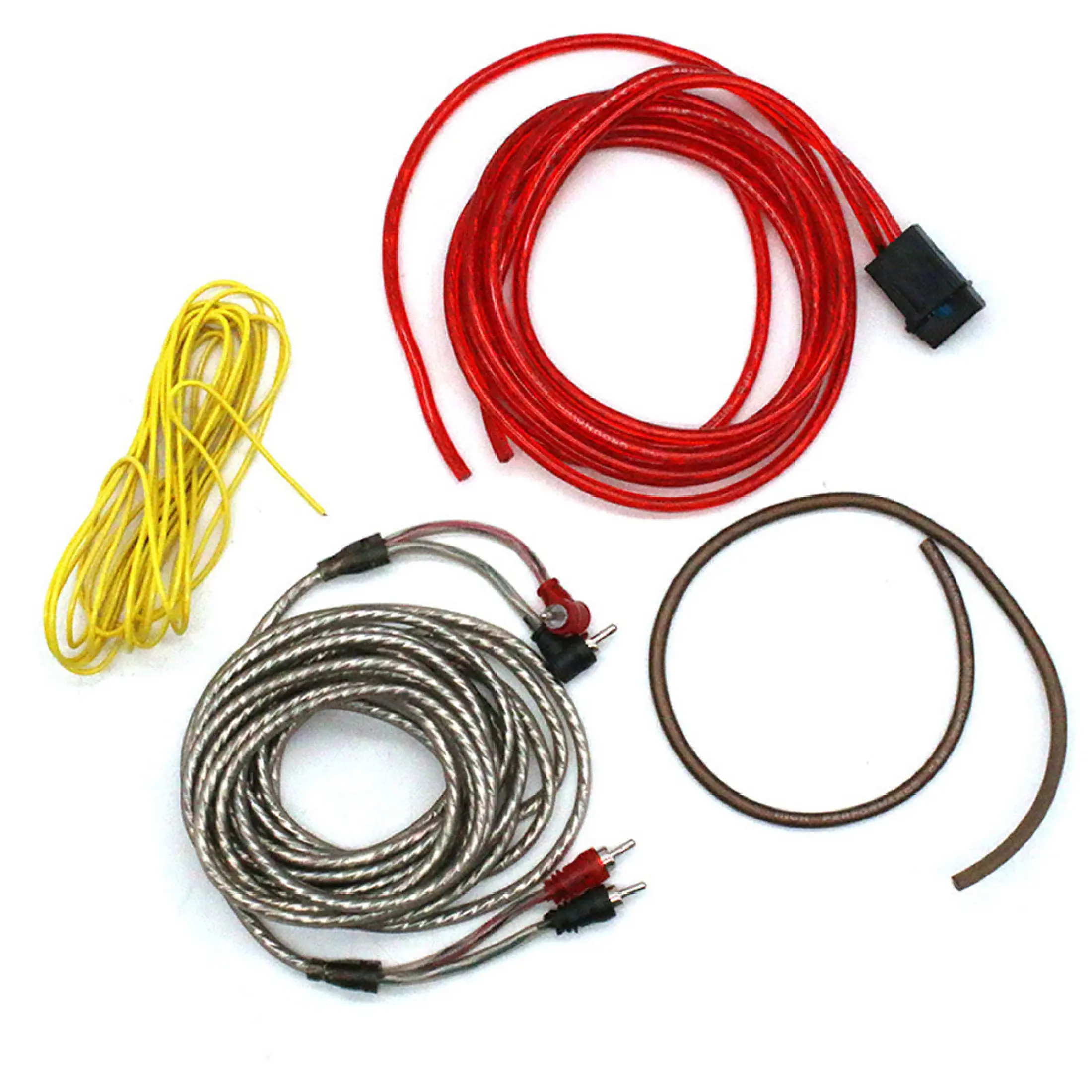 Car Subwoofer Cable Amplifier Wiring Kit 10ga Subwoofer Wiring Sub Cable Audio Power Audio Amp Lazada Singapore