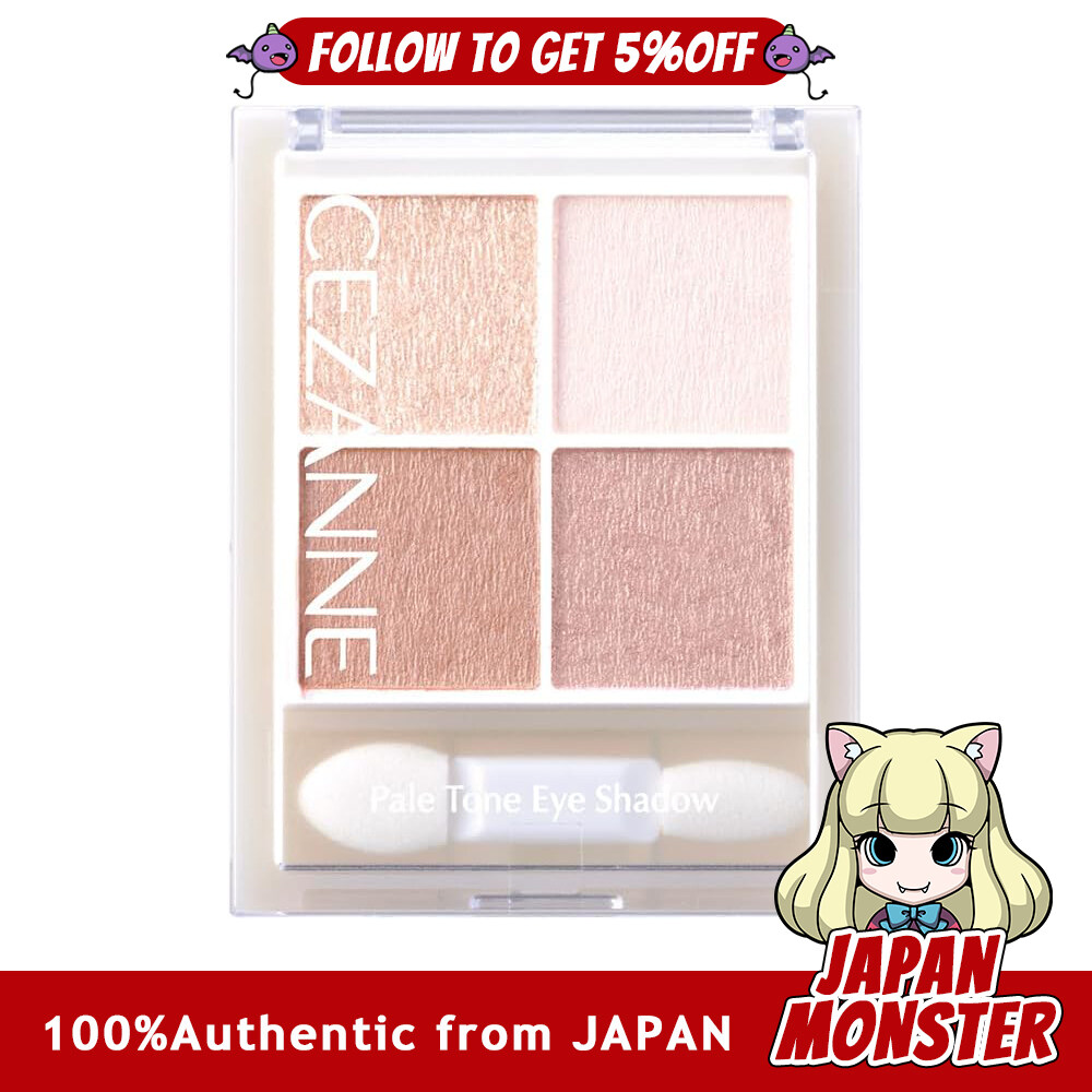 Cezanne Pale Tone Eyeshadow 01 Cotton Beige Pale Color Light Color Beige Japan