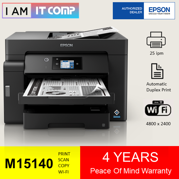 Epson L4160 / L4260 Wi-Fi Duplex All-in-One ( Print / Scan / Copy ) Ink  Tank Printer comes with original Ink set | Lazada