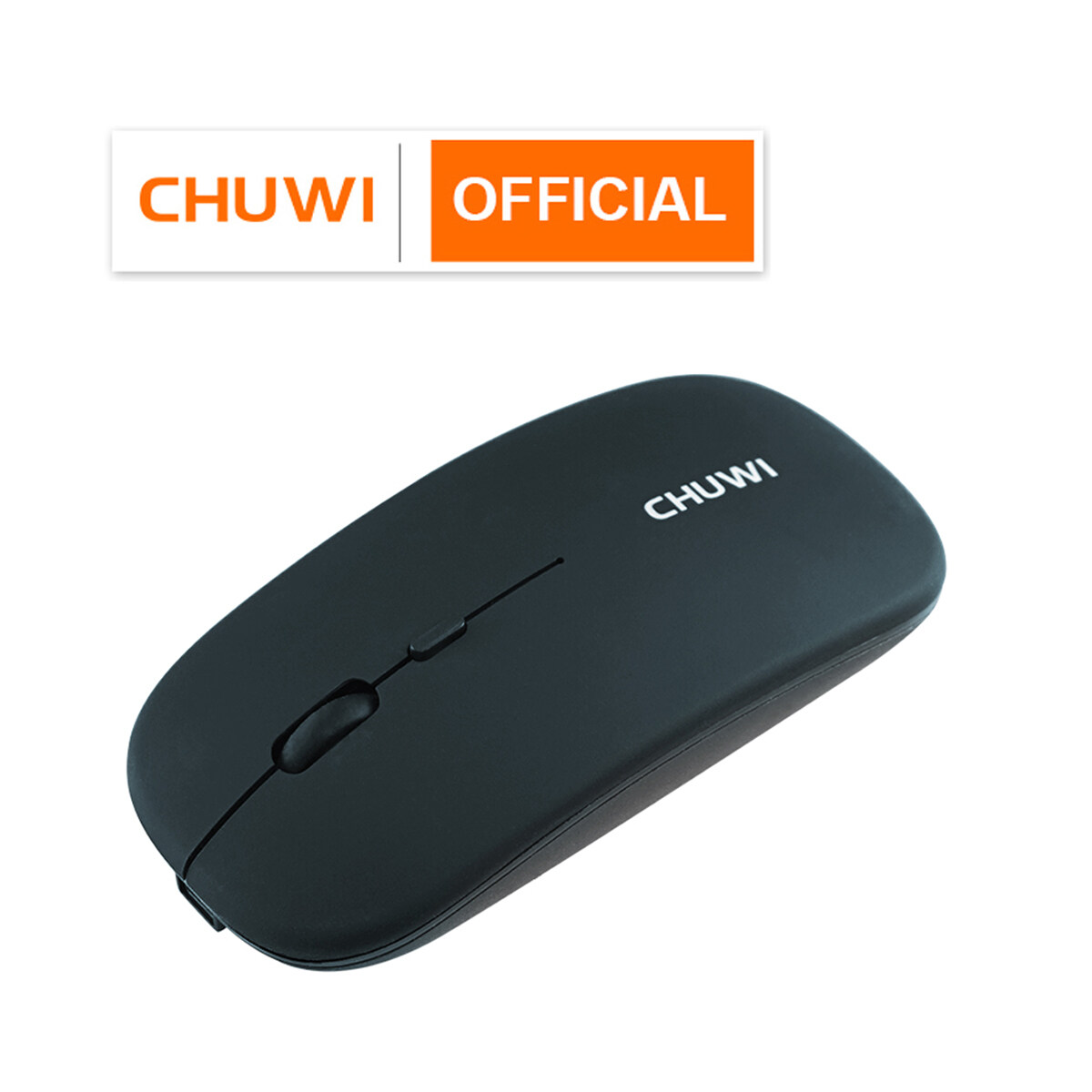 chuwi laptop mouse super slim, silent & rechargeable bluetooth receiver wireless mouse gaming mouse 2.4ghz adjustable mouse for office home 1