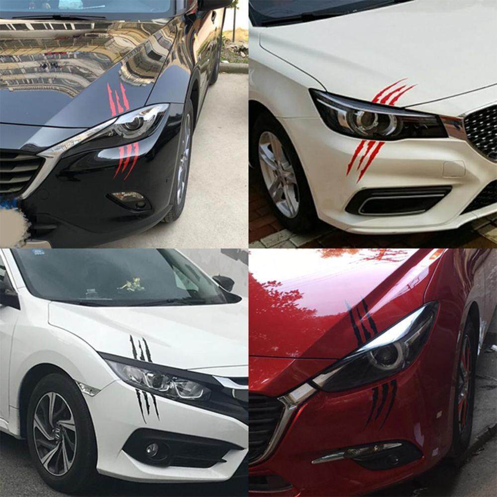 1 Buah Lucu 3d Lubang Peluru Stiker Untuk Mobil Dan Sepeda 