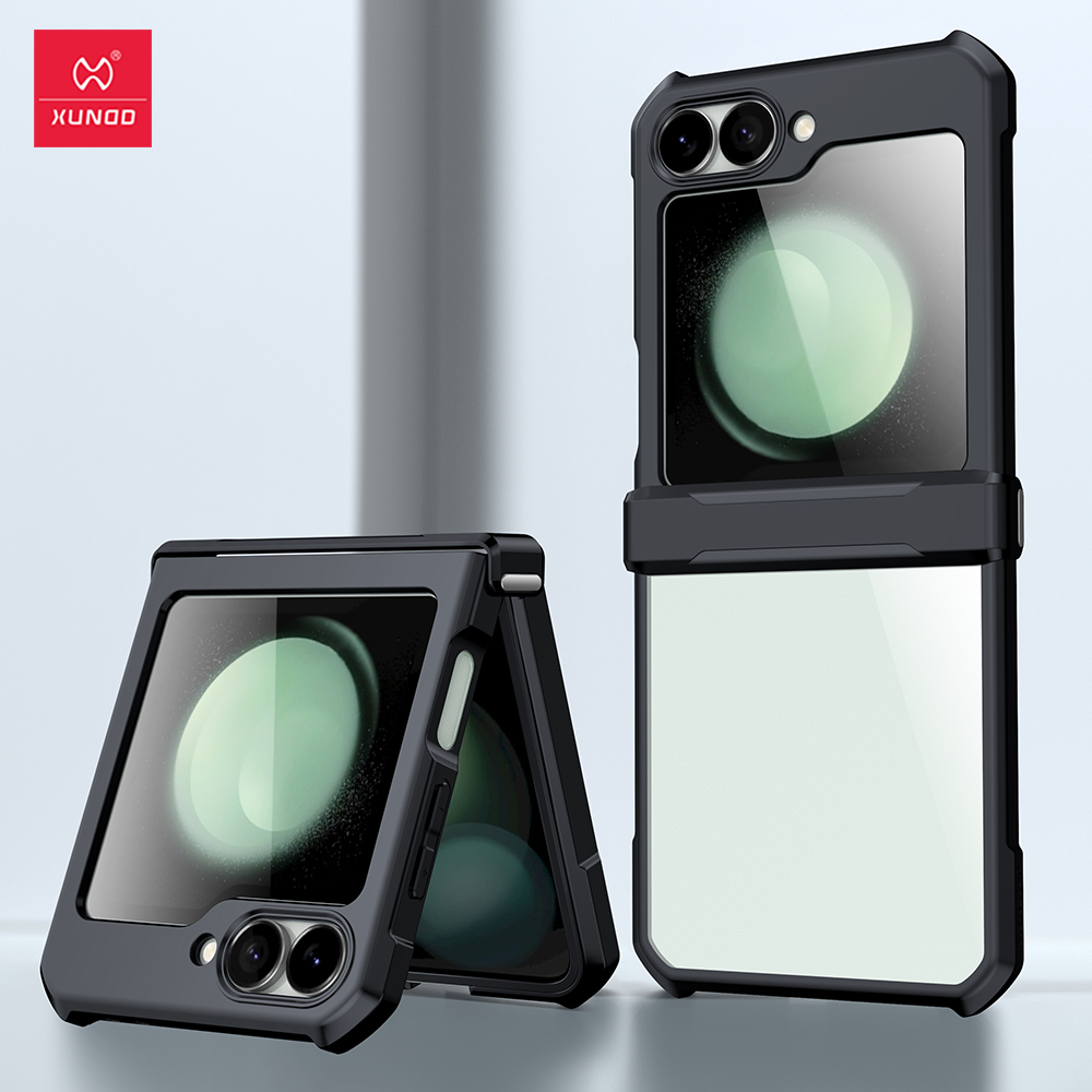 Xundd samsung galaxy z flip 3/z flip 4/z flip 5/z flip 6 trường hợp không khí túi chống sốc bảo vệ trường hợp chống rơi chống trầy xước bảo vệ