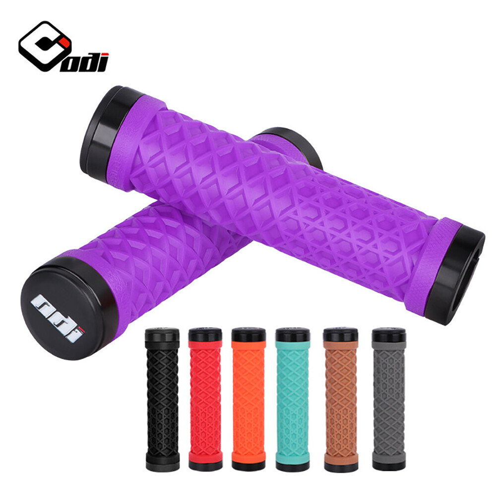 Odi tay nắm silicon xe đạp vòng khóa đôi siêu nhẹ tay nắm xe đạp gấp gọn tay nắm giảm xóc chống trượt tay nắm ghi đông xe đạp đường trường mtb phụ kiện xe đạp