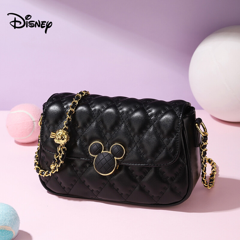 Disney Mickey Mouse fashion creative women's bag trend women's single sling bag crossbody bag chain bag new style shoulder bag
