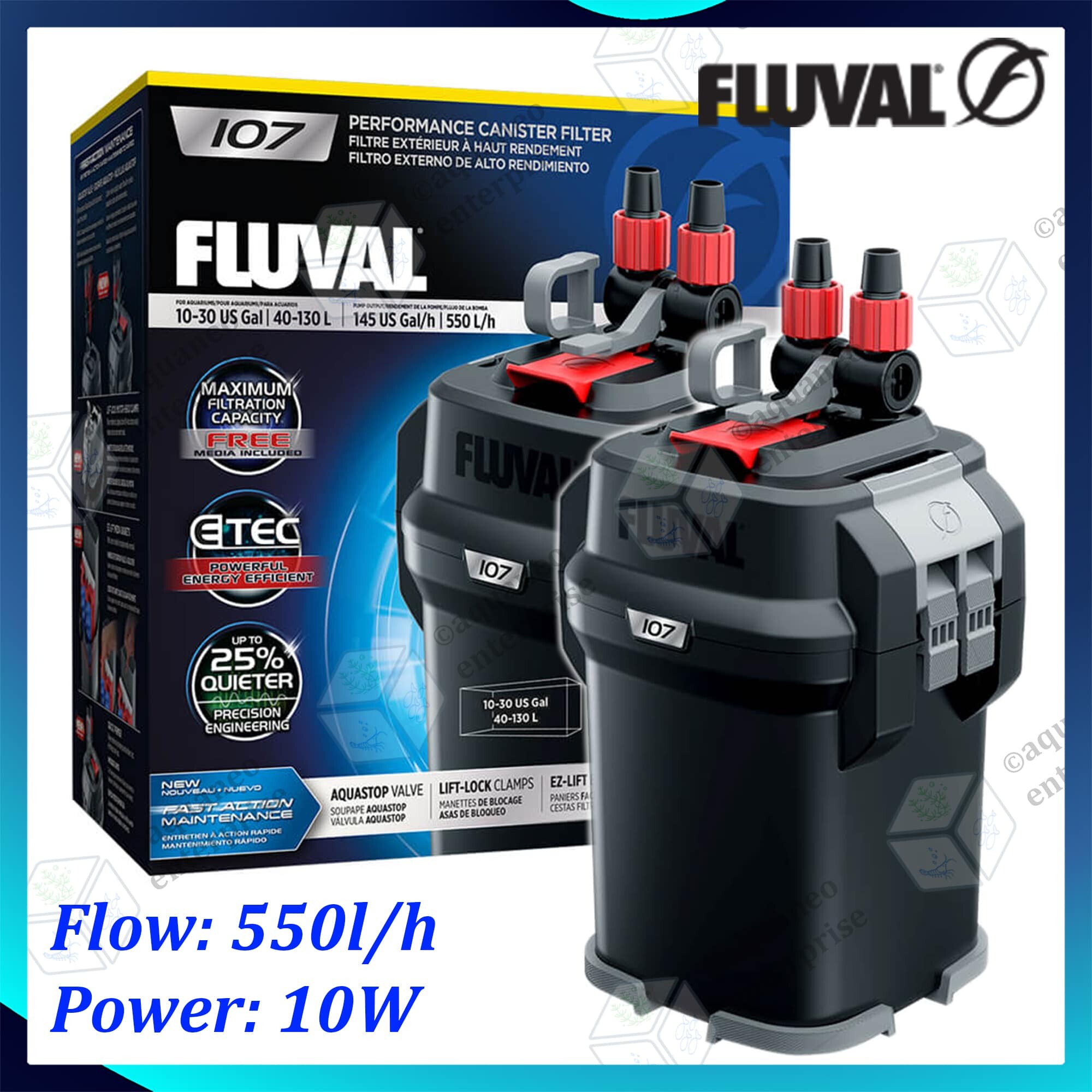 fluval canister filter 107