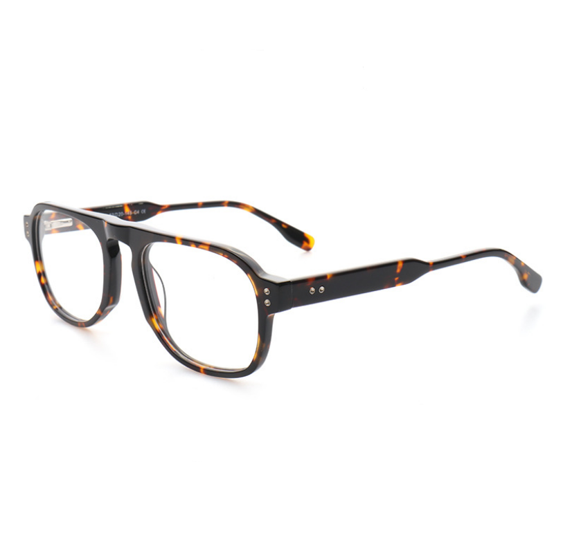 Titan nguyên chất Acetate Kính mắt khung người đàn ông cổ điển kính mắt cho mắt ống kính có thể thay thế chất lượng hàng đầu Kính mắt cổ điển theo toa phụ nữ cảnh tượng