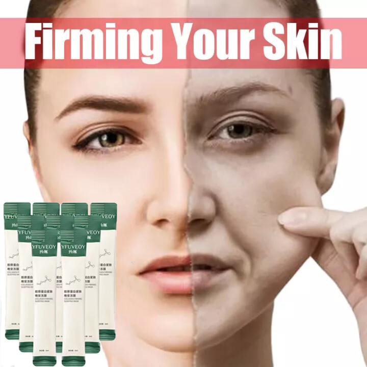 Gambar 20pcs box collagen firming sleeping mask shrink pores moisturizing and tightening mask??????????