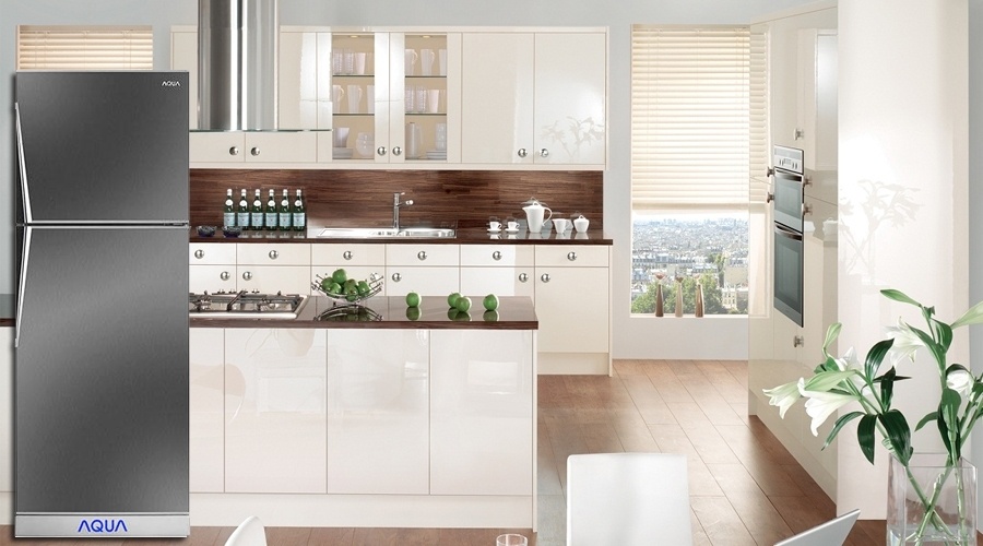 Tủ lạnh Aqua 186 lít AQR-P205BN xám bán trả góp 0% tại nguyenkim.com