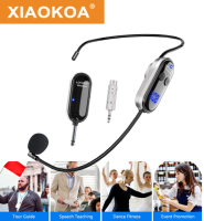 XIAOKOA LOCOCO Tai Nghe Micro Không Dây Tai Nghe Không Dây UHF & Hệ Thống Mic Cầm Tay 2 Trong 1 Với Màn Hình Kỹ Thuật Số LED Micrô Phạm Vi 165 Ft Cho Bộ Khuếch Đại Giọng Nói Hướng Dẫn Du Lịch Giảng Dạy Khuyến Mãi Thảo Luận