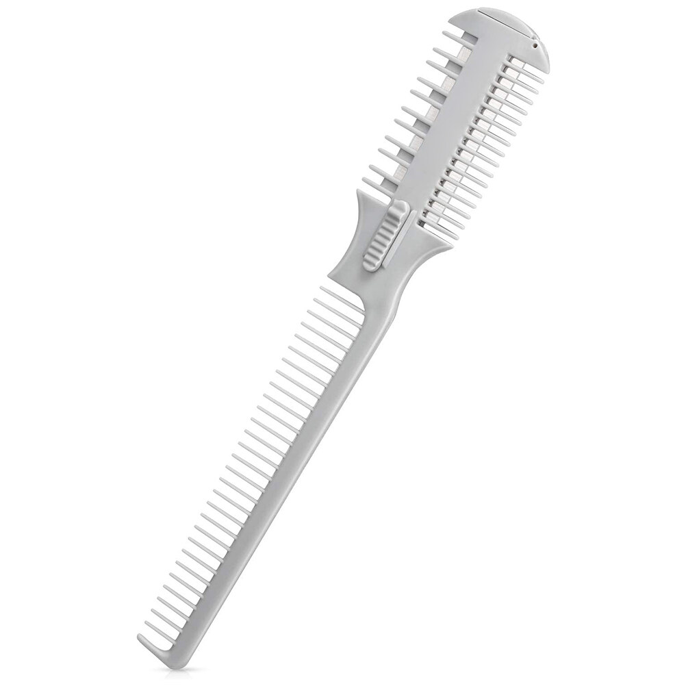 Lược Cạo Tóc, Lược Tỉa Tóc Hai Mặt Lược Cắt Tóc, Lược Chải Tóc Với Lưỡi Dao Cạo