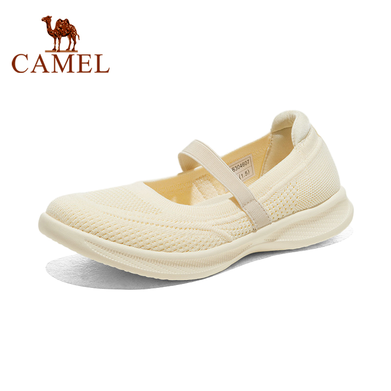 Cameljeans Women's Slip-Ons Shoes Summer New Breathable Mother's Shoes Comfortable Soft Sole Walking Shoes ราคา 1,208 บาท*ส่งฟรี