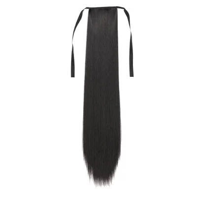 45cm/60cm/75cm/85cm Fashion Women Long Straight Drawstring Synthetic Hair Clip In High Ponytail Extension Hairpiece (15)