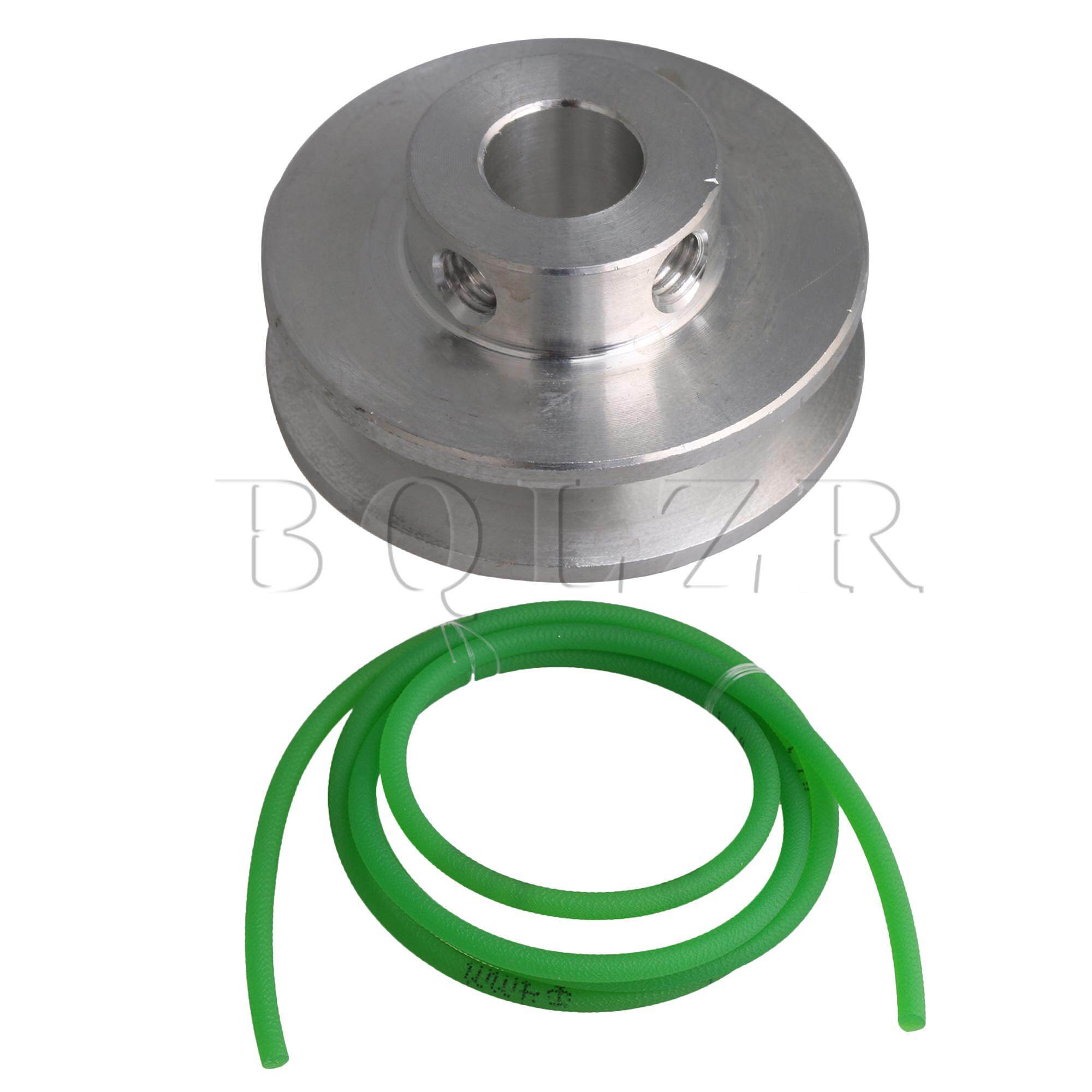 Nhôm rãnh đơn ròng rọc 31mm dia 8mm Cố định khoan với 3.28 chân Bộ đai đeo