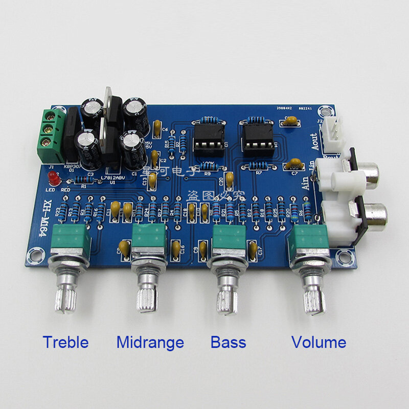 XH-M164 ne5532 mạch tiền khuếch đại chỉnh phía trước Hội Đồng Quản trị cao và khối lượng thấp điều chỉnh mạch tiền khuếch đại