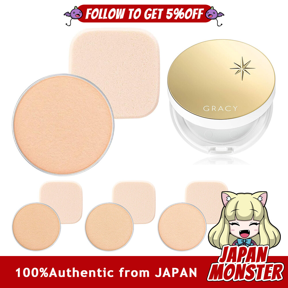 [4Colors] Integrate Gracy Premium Foundation Refill 8.5g Premium Pact Case Japan