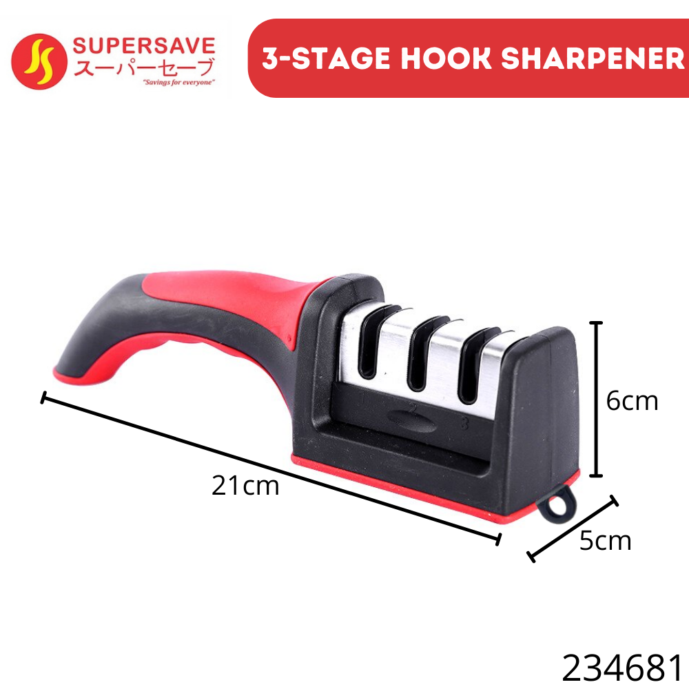 Gambar Quick Sharp Portable Handheld Kitchen Knife Sharpener Sharpening Stone Blunt Knives Pengasah Pisau