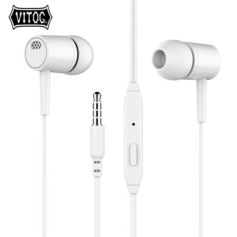  VITOG Tai Nghe Có Dây USB Loại C Mới Tai Nghe HIFI Âm Thanh Nổi Siêu Trầm Tai Nghe Thể Thao Có MIC Tai Nghe Bass Điện Thoại Di Động Android Dành Cho Xiaomi Redmi Huawei Oppo Vivo Sony Samsung Airdots 