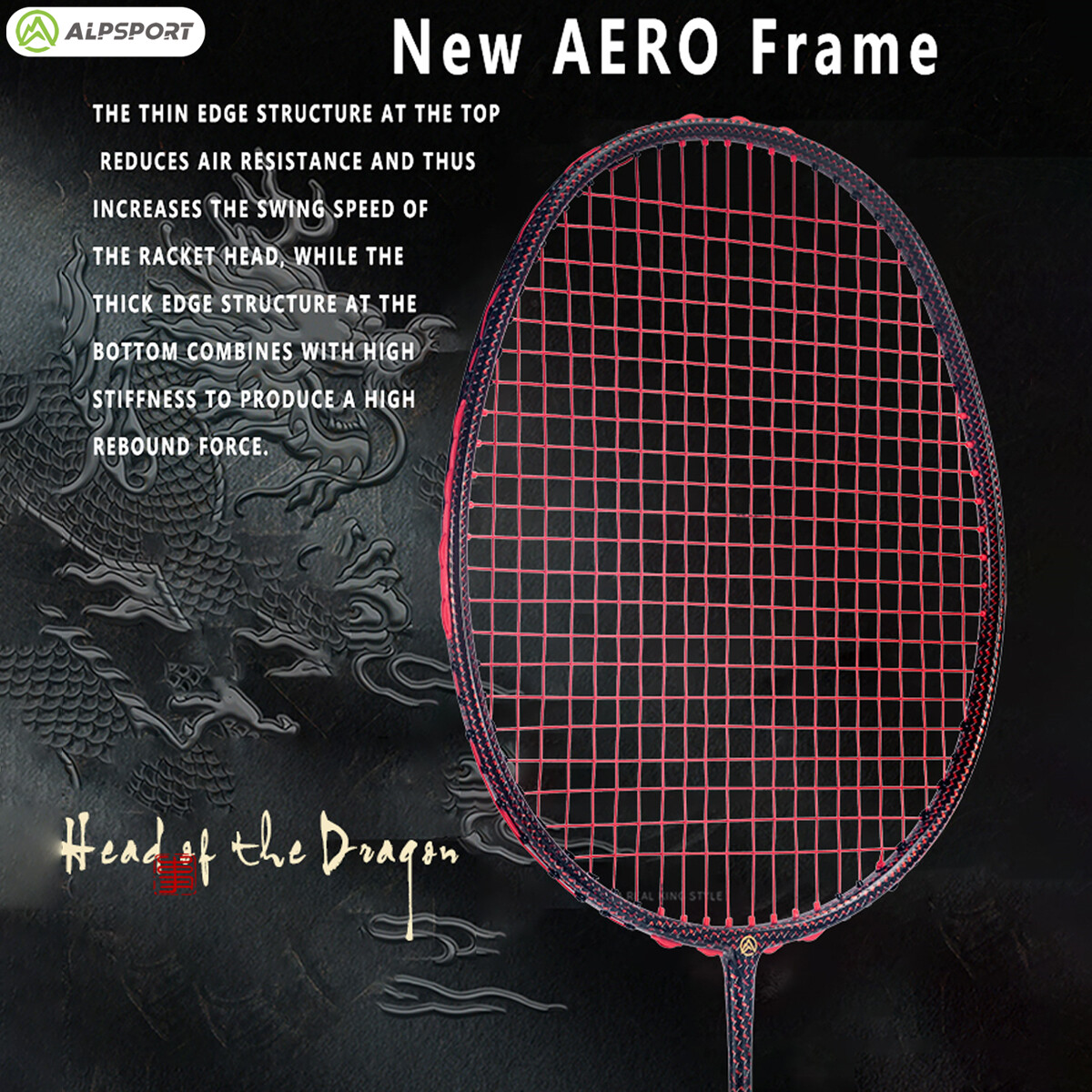 Alp yl-pro 3U G5 26lbs raket bulu tangkis 1K Carbon hoàn toàn chuyên nghiệp tấn công VỢT CẦU LÔNG một ngụm raket cầu lông PAHALA