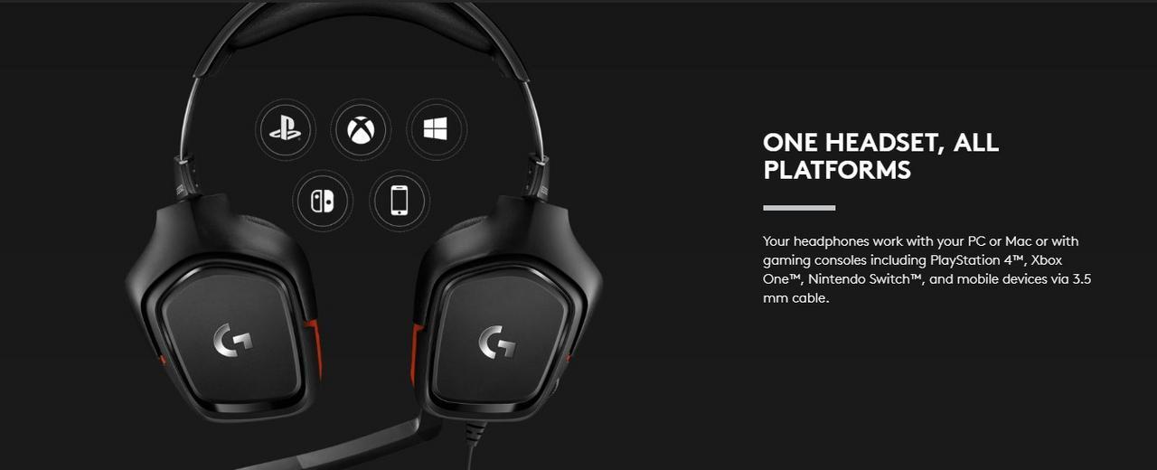 Logitech G331 Gaming Headset with Flip-to-Mute Mic for Playstation 4, Xbox One and Nintendo Switch 16 db1b5330e408a23d22ed702972d60c48